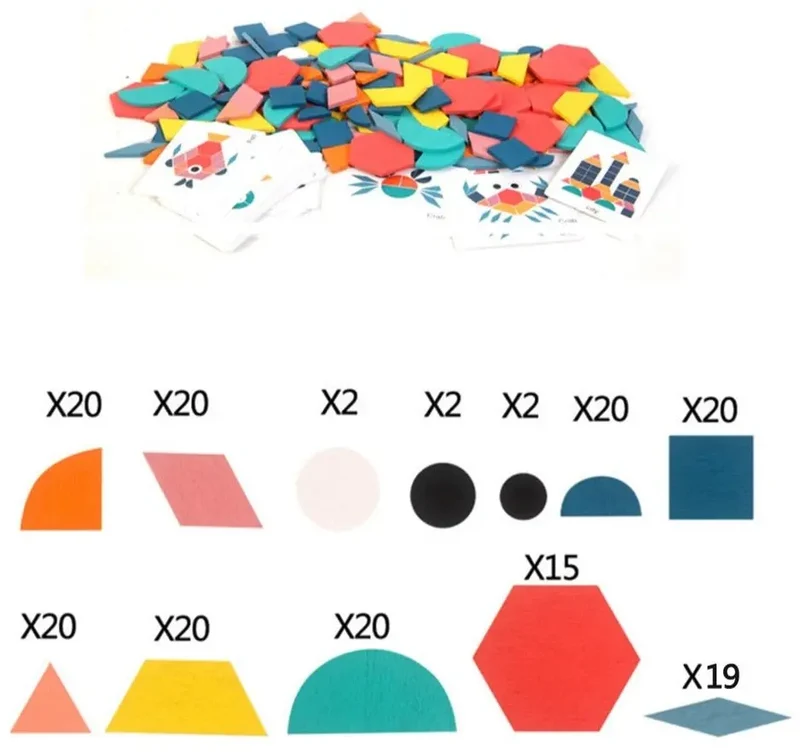 Puzzle géométrique - 180 pièces