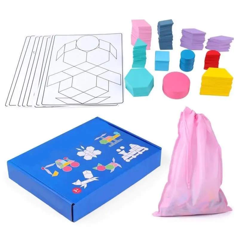 Set Puzzle Tangram 180 Pièces
