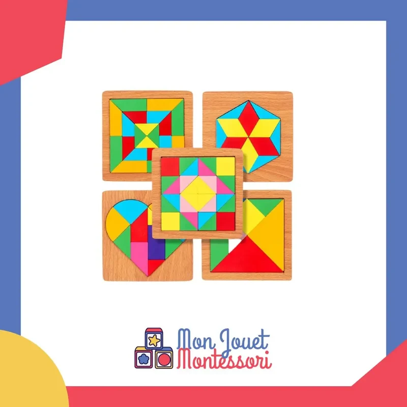 Puzzle Tangram Formes Géométriques