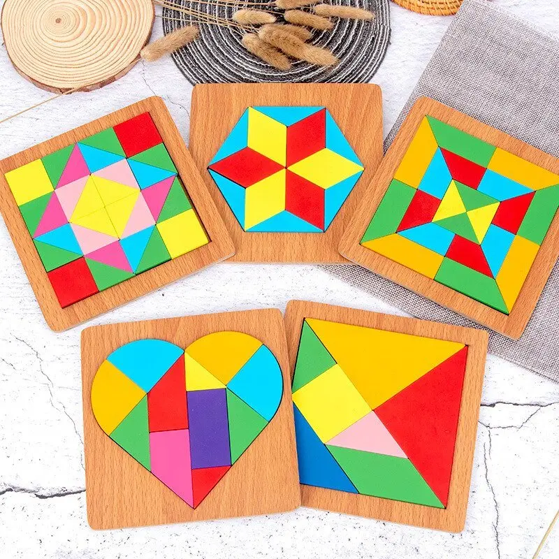 Puzzle Tangram Formes Géométriques