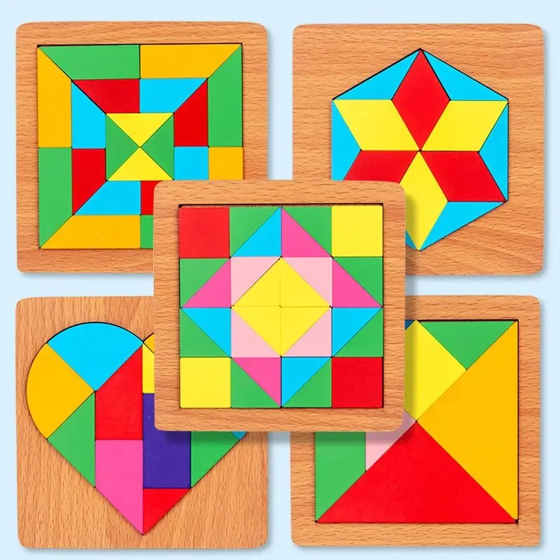Puzzle Tangram Formes Géométriques
