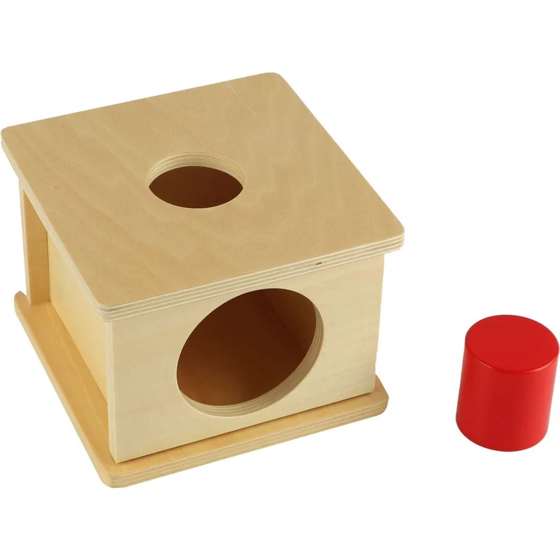 Boîte à forme cylindre Montessori