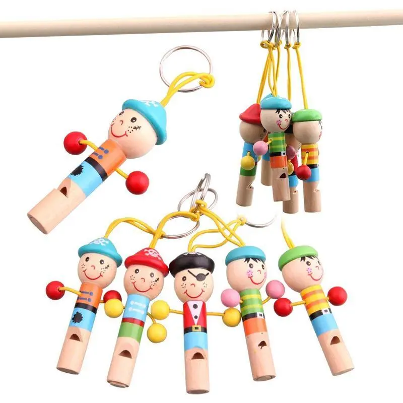 Sifflet Pirate en Bois pour Enfant