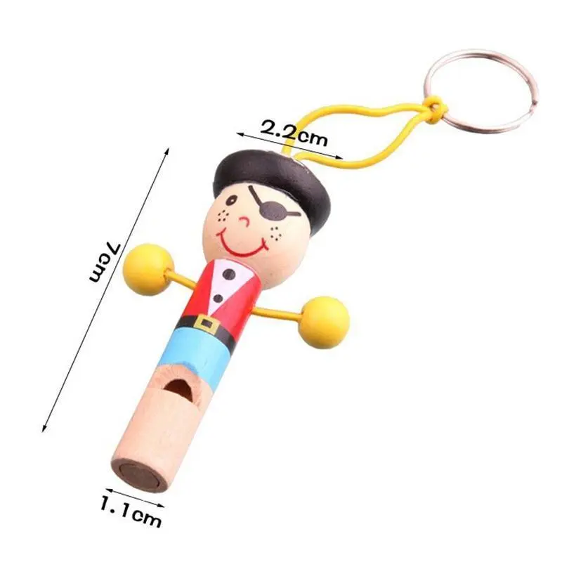 Sifflet Pirate en Bois pour Enfant