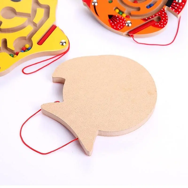 Labyrinthe Animal en Bois – Jeu d'Éveil et de Dextérité