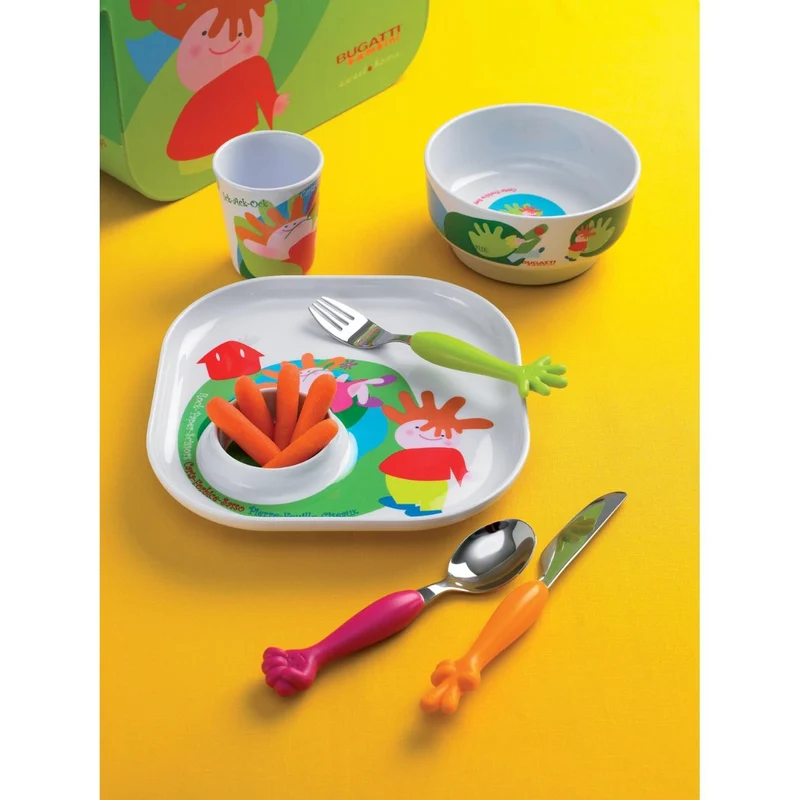 Casa Bugatti Sweet Home Children's Cutlery / Coutellerie pour enfants douce maison (6pcs)