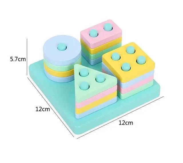 Plateau Montessori 4 Formes