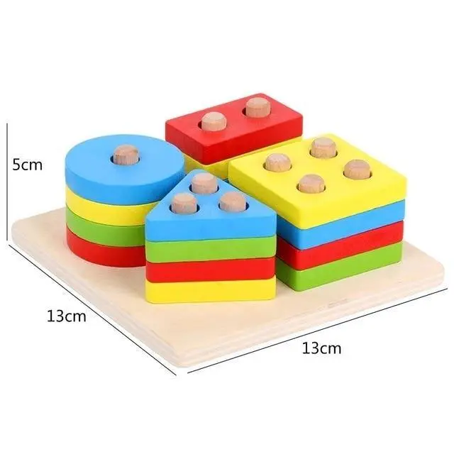 Plateau Montessori 4 Formes