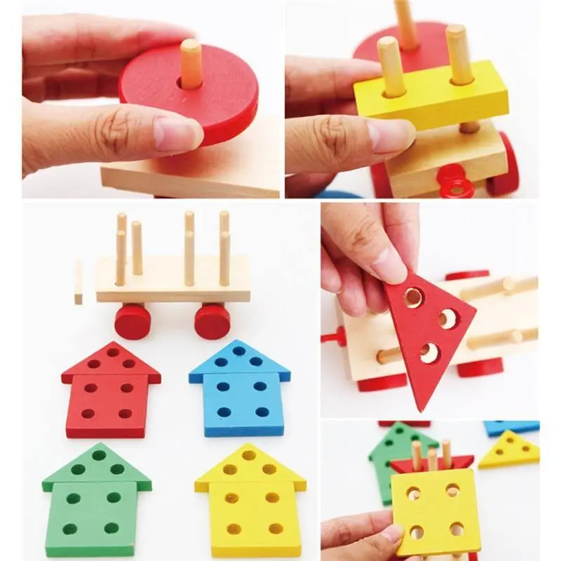 Plateau Montessori 4 Formes