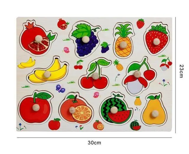 Plateau Montessori Fruits