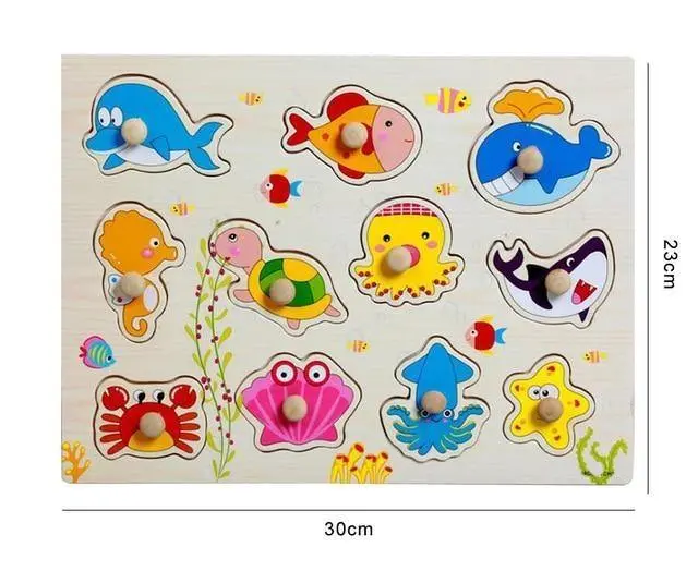 Plateau Montessori Animaux de la Mer