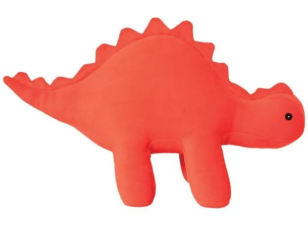 Manhattan Toy Velveteen Dino Stegosaurus/ Stégosaure - Gummy (Red/Rouge)