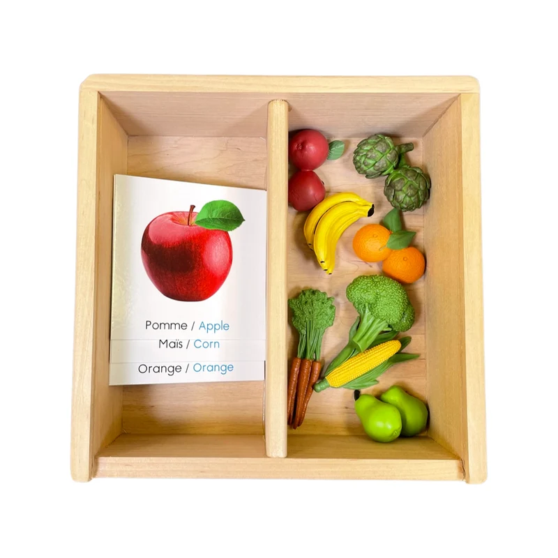 Coffret figurines les fruits et légumes