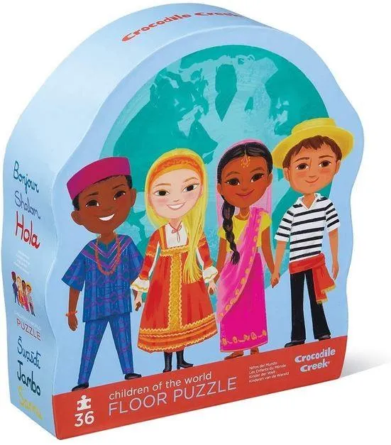 Crocodile Creek Puzzle Children Of The World - Les enfants du monde (36pcs)