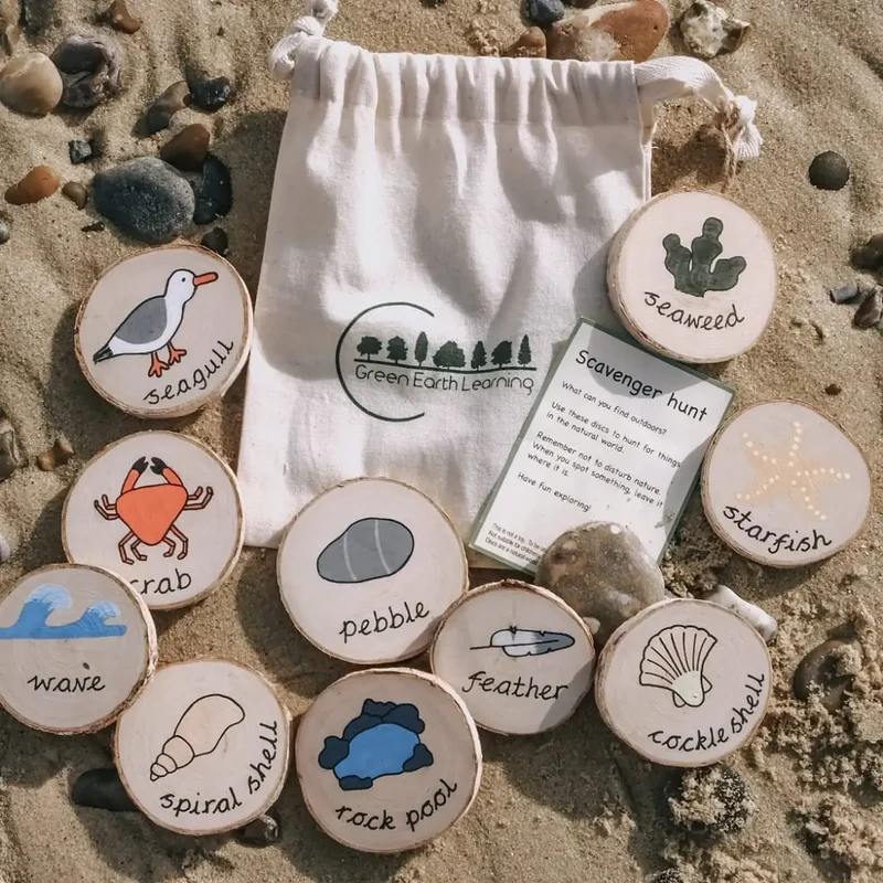 Chasse au trésor à la plage
