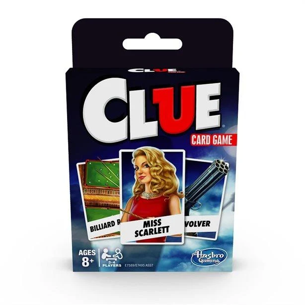 Clue Card Game / Jeu de cartes Cluedo