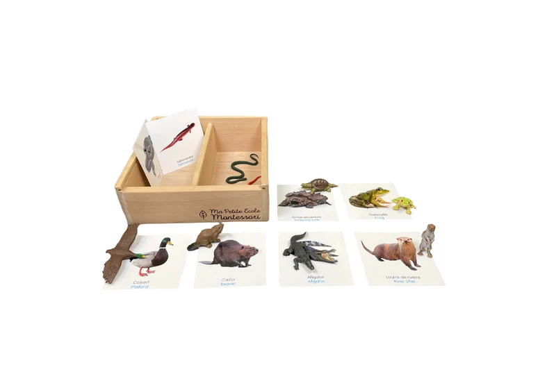 Coffret figurines les animaux de la rivière