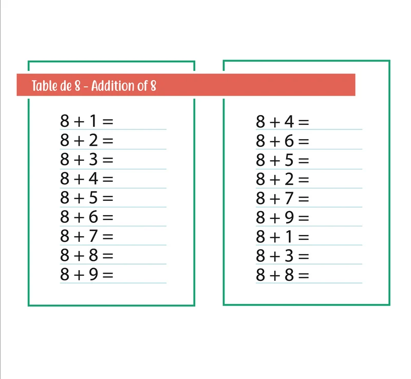 Mon petit livre de maths - Additions et soustractions