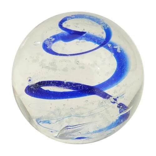 House of Marbles Handmade Moonstone - Fait à la main (Dark Blue/Bleu Foncé) 16mm