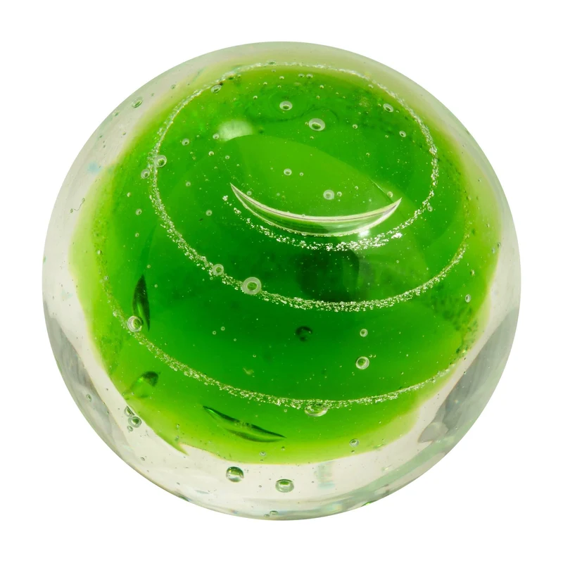 House of Marbles Handmade Jetstream - Fait à la main (Green/Vert) 25mm