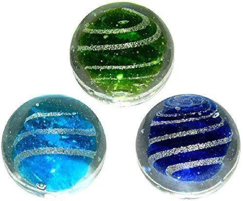 House of Marbles Handmade Jetstream - Fait à la main (Light Blue - Bleu Clair) 25mm