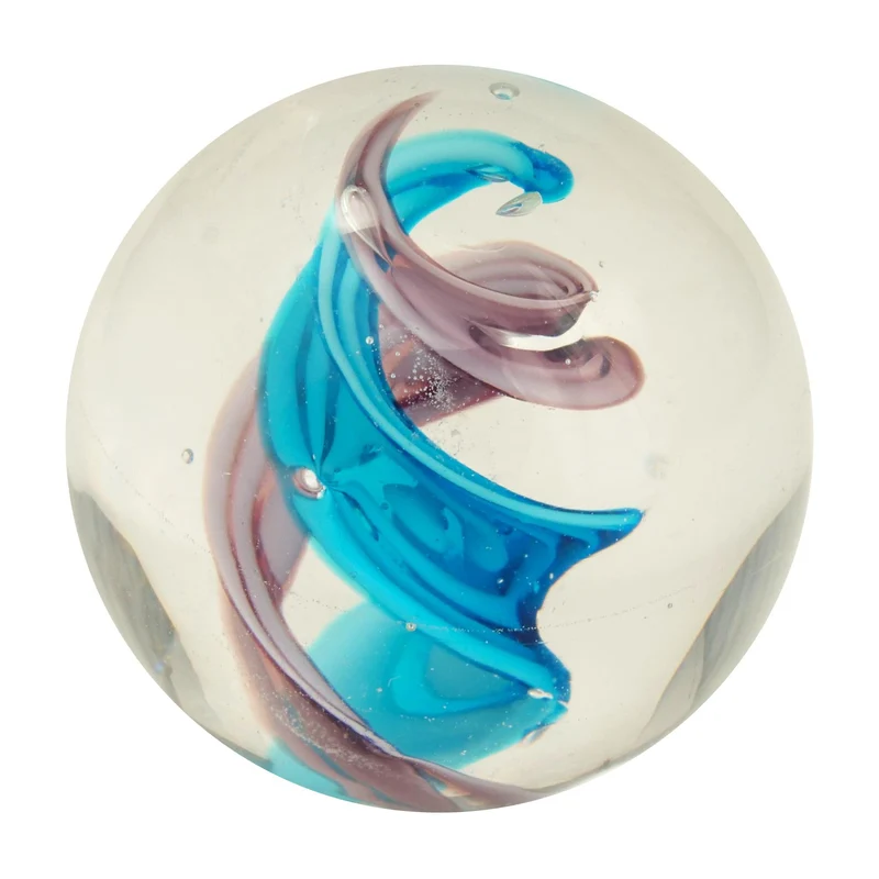 House of Marbles Handmade Helter Skelter - Fait à la main (Purple/Blue - Mauve/Bleu) 22mm