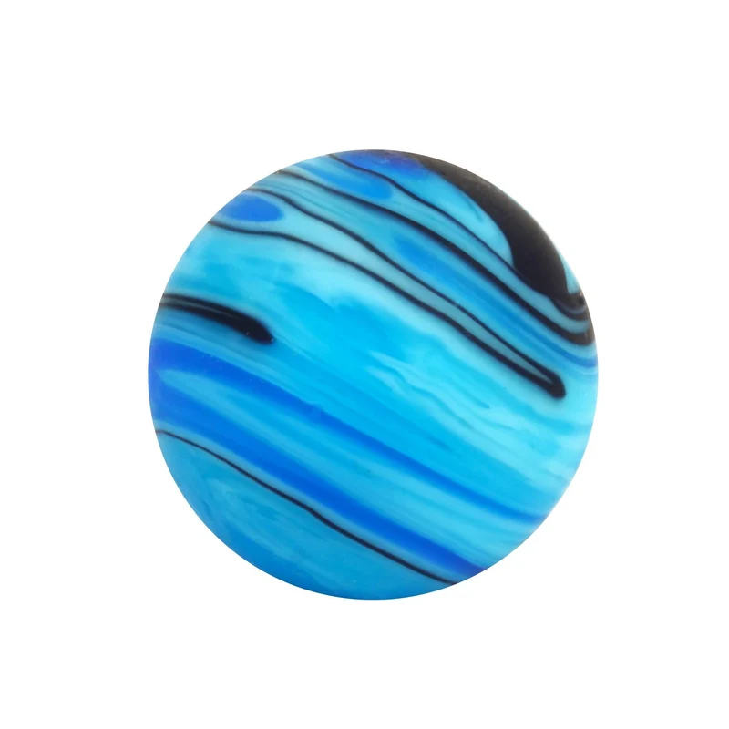 House of Marbles Handmade Sandstorm - Fait à la main (Blue/Bleu) 22mm