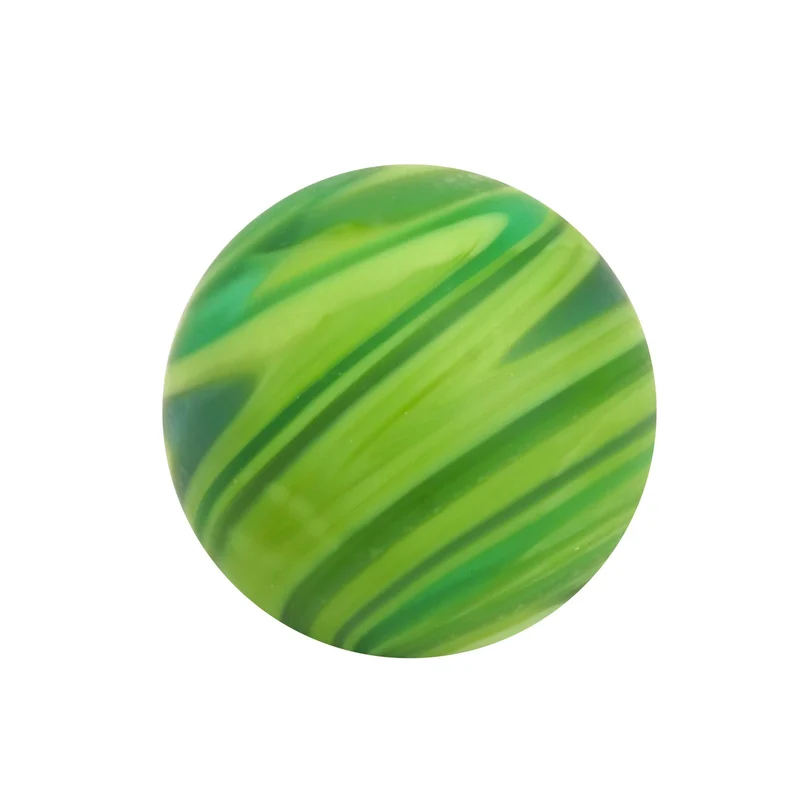 House of Marbles Handmade Sandstorm - Fait à la main (Green/Vert) 22mm