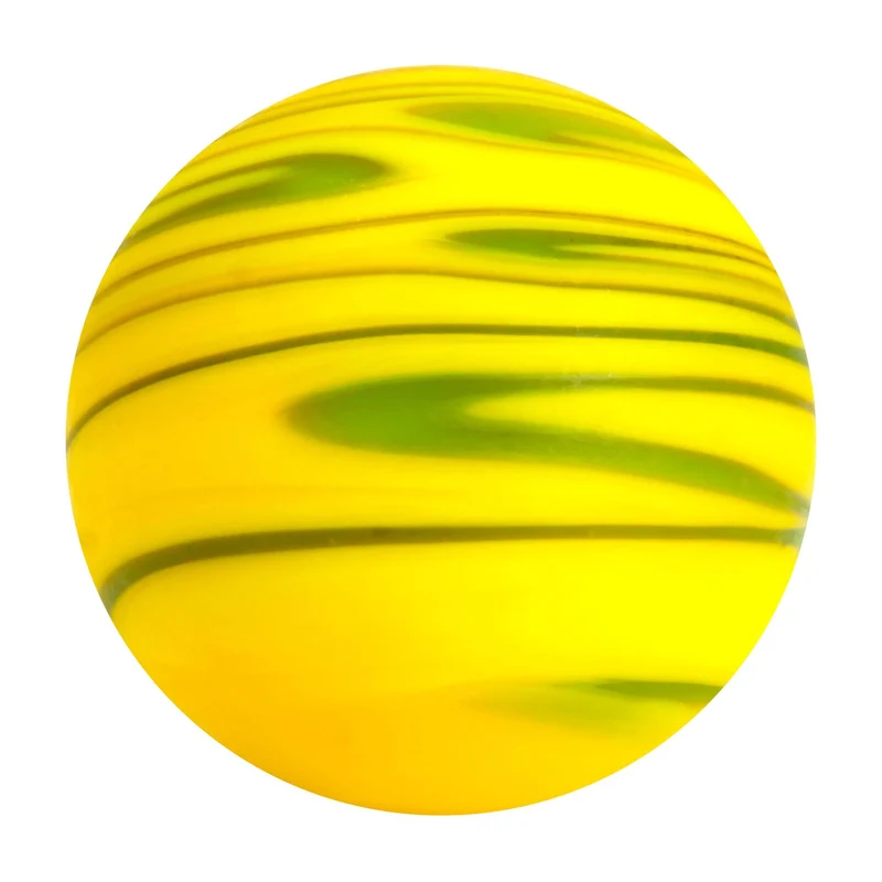 House of Marbles Handmade Sandstorm - Fait à la main (Yellow/Jaune) 22mm