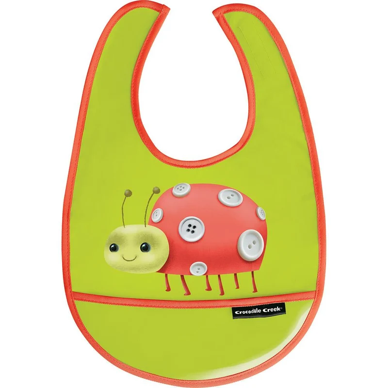 Crocodile Creek Bib Ladybug - Biberon Coccinelle
