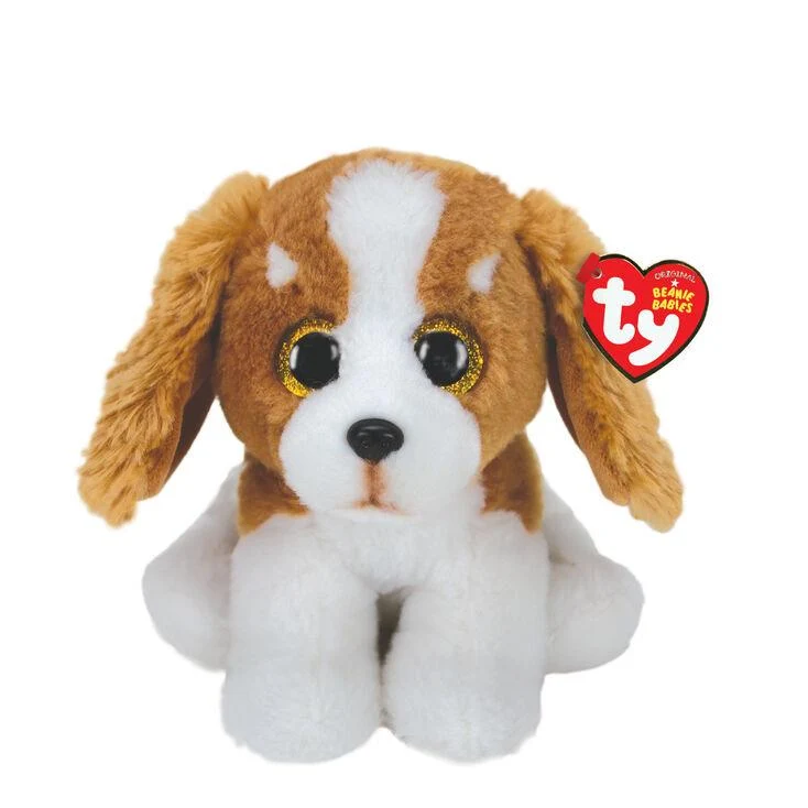 TY Beanie Babies Dog/Chien - Barker (Small/Petit)
