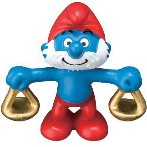 Smurfs Schleigh Figure Zodiac Libra - Zodiaque Balance