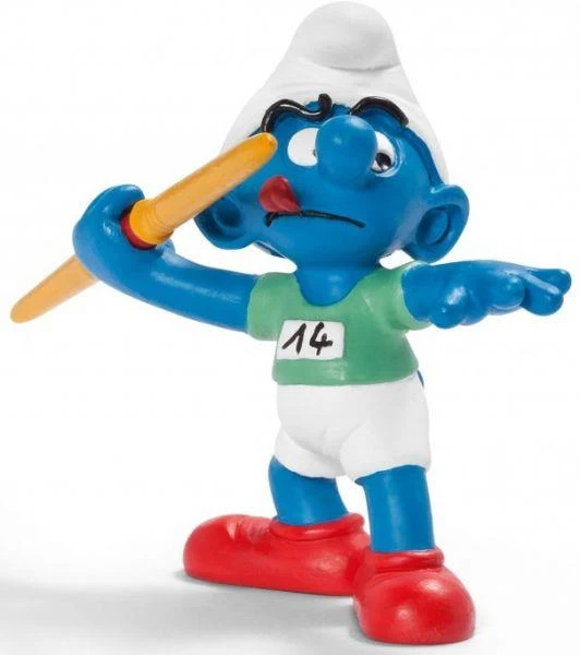Smurfs Schleigh Figure Javelin Thrower / Lanceur de javelot