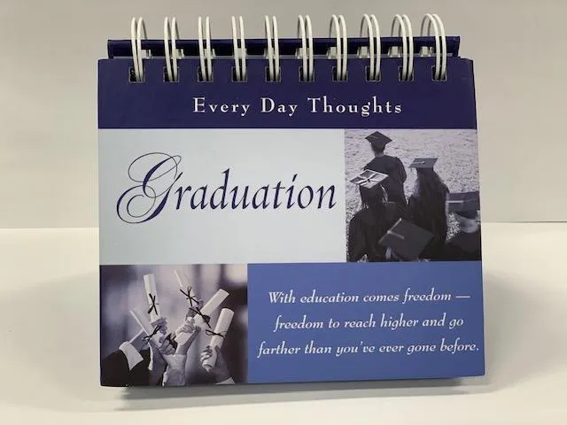 Graduation Calendar Every Day Thoughts / Calendrier de remise de diplômes : Pensées quotidiennes