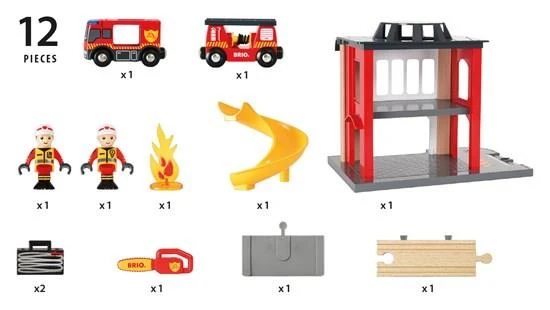 Brio Fire Station de Pompier - 33833