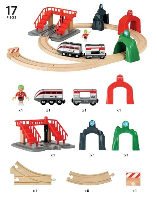 Brio Smart Engine Set With Action Tunnels/Ensemble de moteur intelligent avec tunnels d'action - 33873