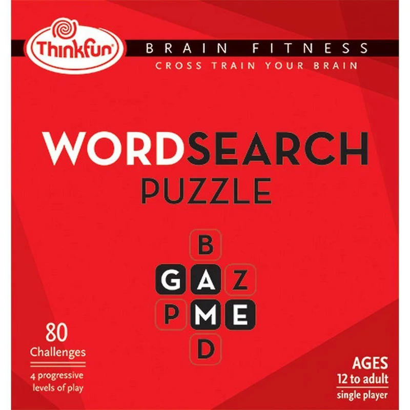 Thinkfun Brain Fitness Word Search Puzzle Mots croisés pour la forme cérébrale (Eng/Ang)