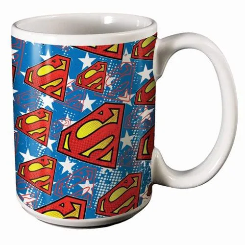 DC Superman Logos Mug / Tasse avec logos de Superman