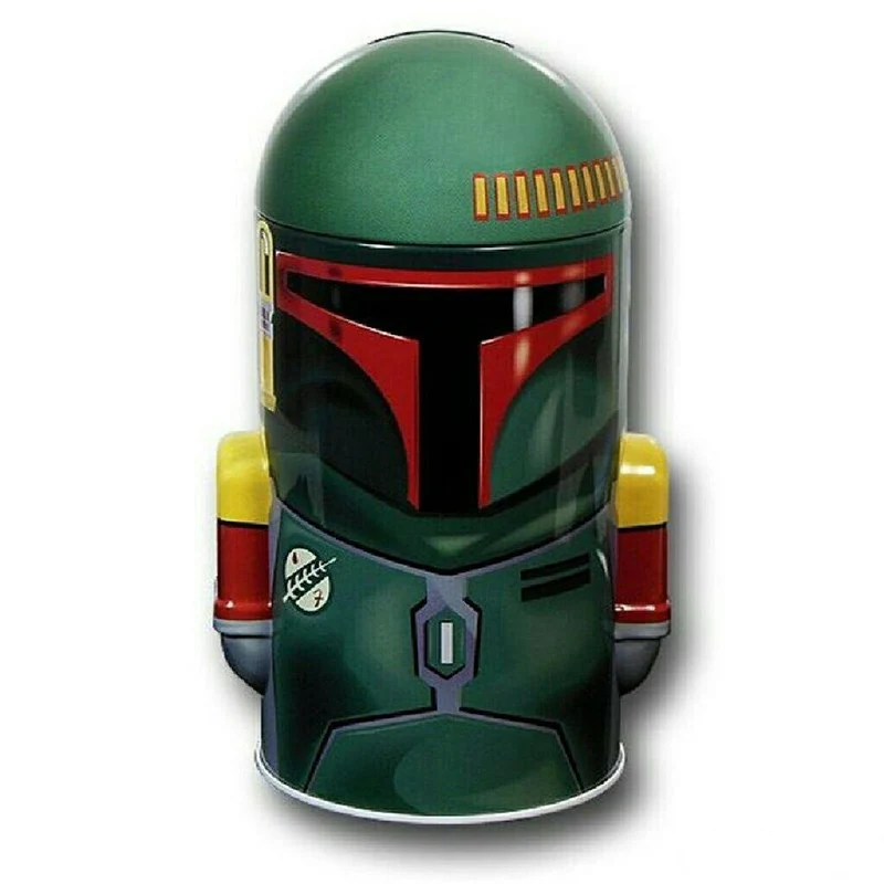 Star Wars Bobba Fett Tin Money Bank / Tirelire en étain