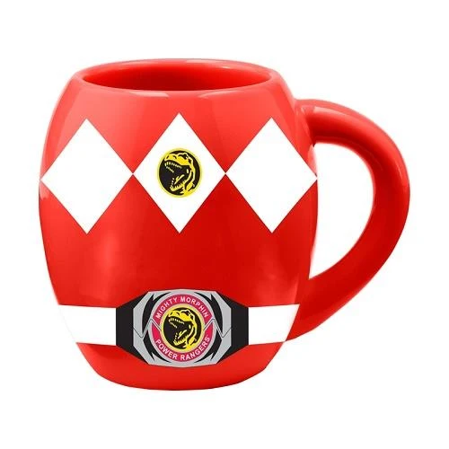 Power Rangers Oval Ceramic Mug / Tasse ovale en céramique