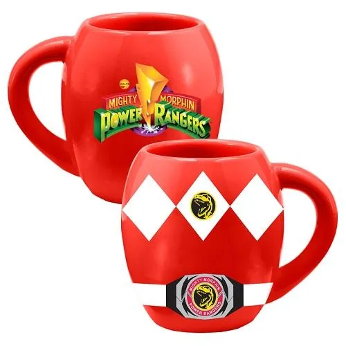 Power Rangers Oval Ceramic Mug / Tasse ovale en céramique