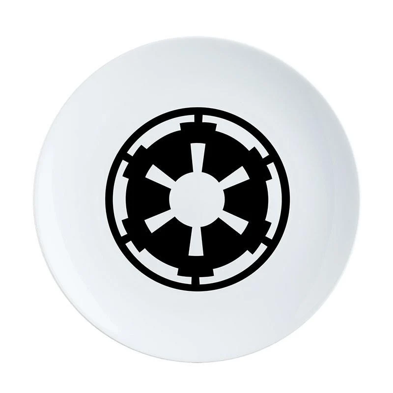 Star Wars 4 Pcs Ceramic Plate / 4 assiettes en céramique