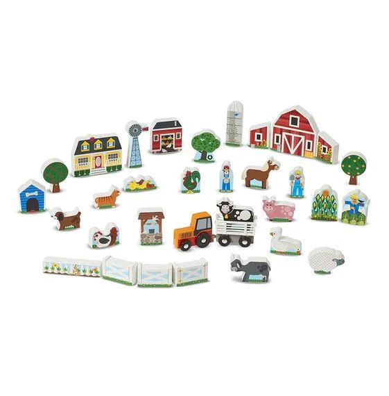 Melissa & Doug Play Set Farm and Tractor / Ferme et tracteur pour jeu de rôle