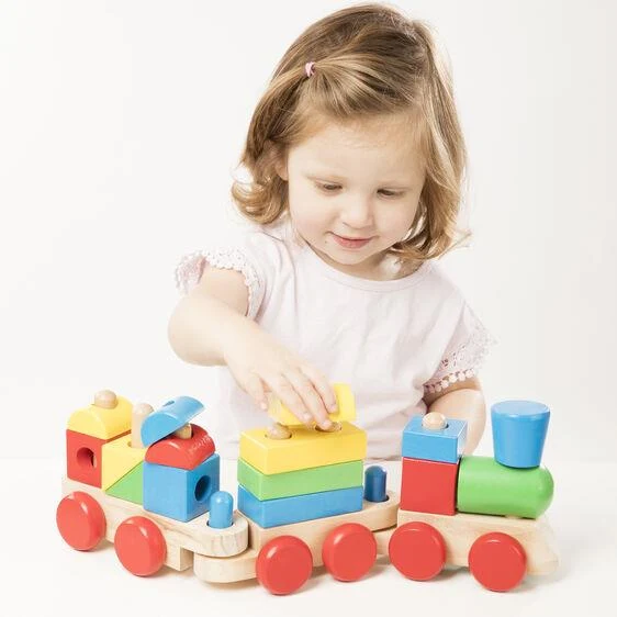 Melissa & Doug Stacking Train / Melissa & Doug Train Empilable