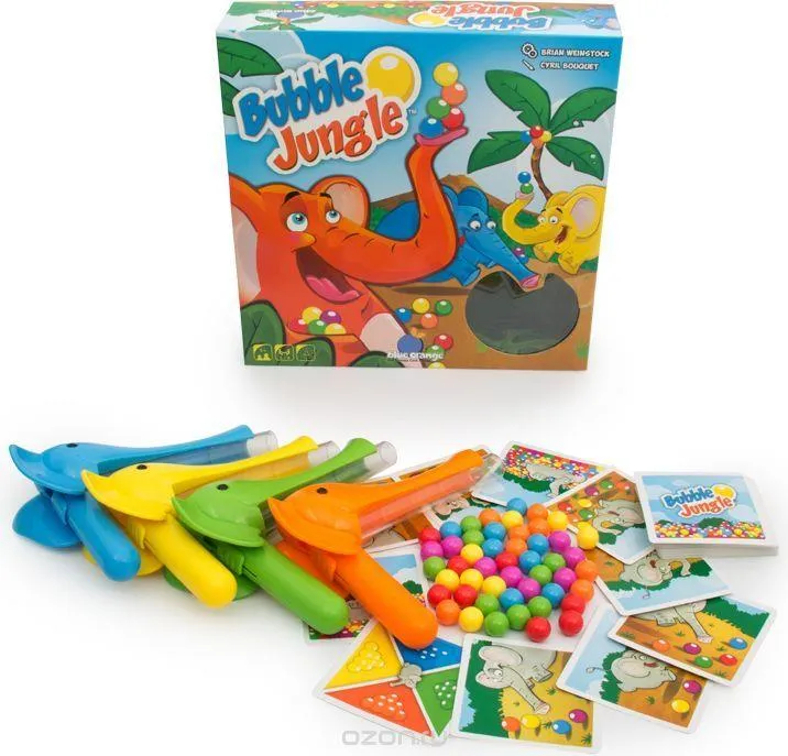 Blue Orange Bubble Jungle