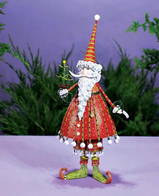Dash Away Dashing Santa Figure / Figurine de Père Noël fringante