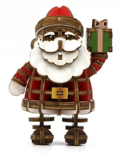 Incredibuilds Santa Claus 3D Model / Modèle 3D en bois du Père Noël