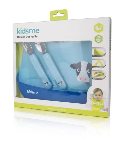 Kidz Baby Deluxe Dining Set - Aquamarine / Kidz Baby Ensemble bavoir de luxe - Aigue-marine