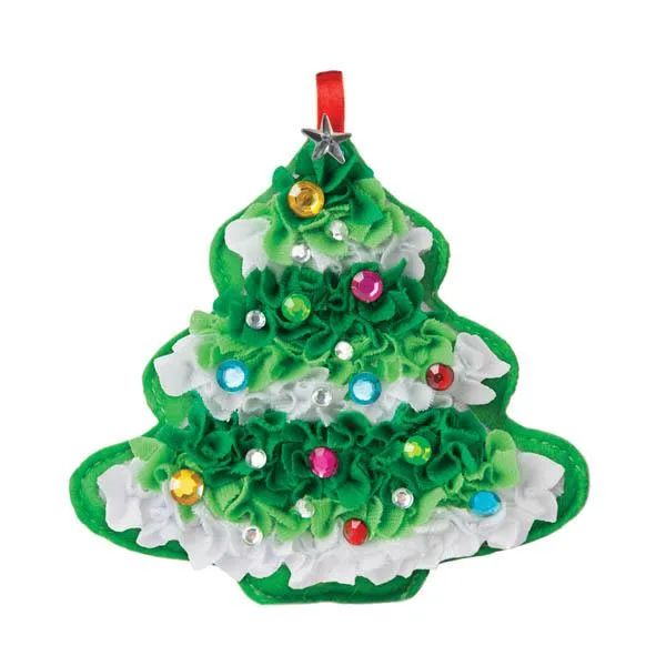Plush Craft Christmas Tree / Sapin de Noël en peluche