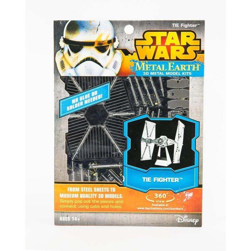 Star Wars Metal Earth Tie Fighter Metal 3D Model / Modèle 3D en métal